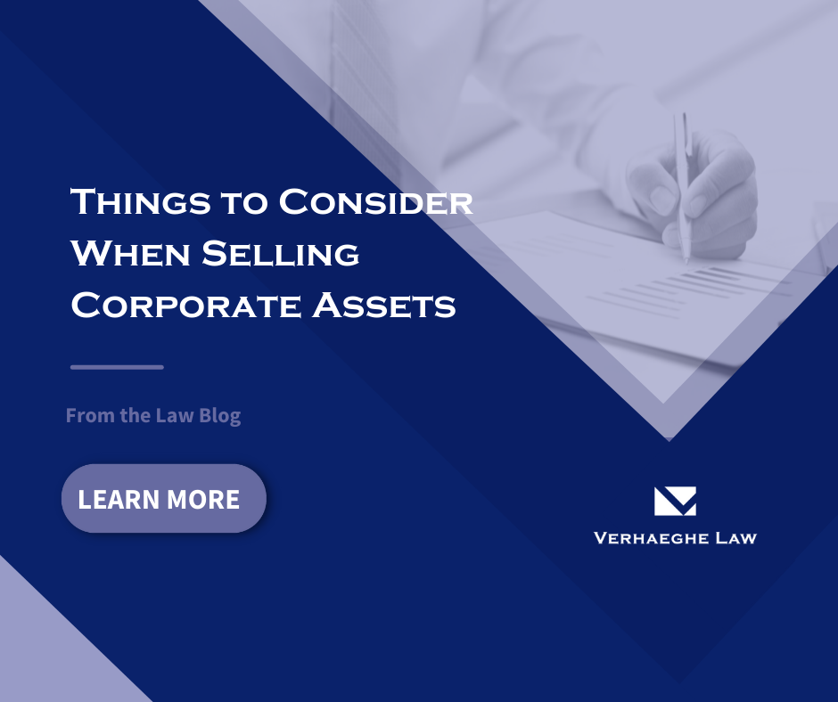 Things To Consider When Selling Corporate Assets