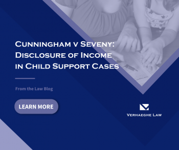 Cunningham v Seveny Disclosure of Income in Child Support Cases