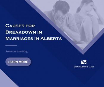 Causes for Breakdown in Marriages in Alberta