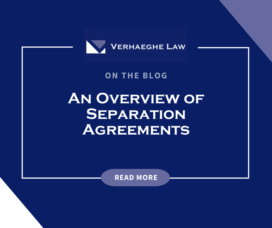 An Overview of Separation Agreements