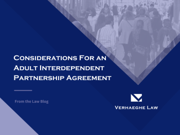 Considerations For an Adult Interdependent Partnership Agreement